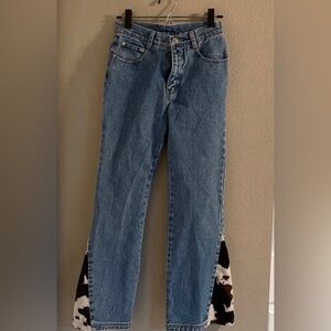 Arizona jean company cow print jeans